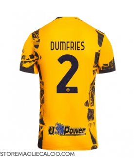 Inter Milan Denzel Dumfries #2 Maglia Gara Terza Repliche 2024-25